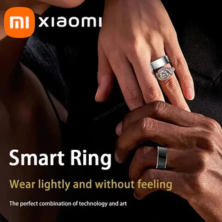 Xiaomi Anel Inteligente Bluetooth Freqüência Cardíaca Monitor De Saúde Arterial Oxigênio Sono Temperatura Corporal Contr