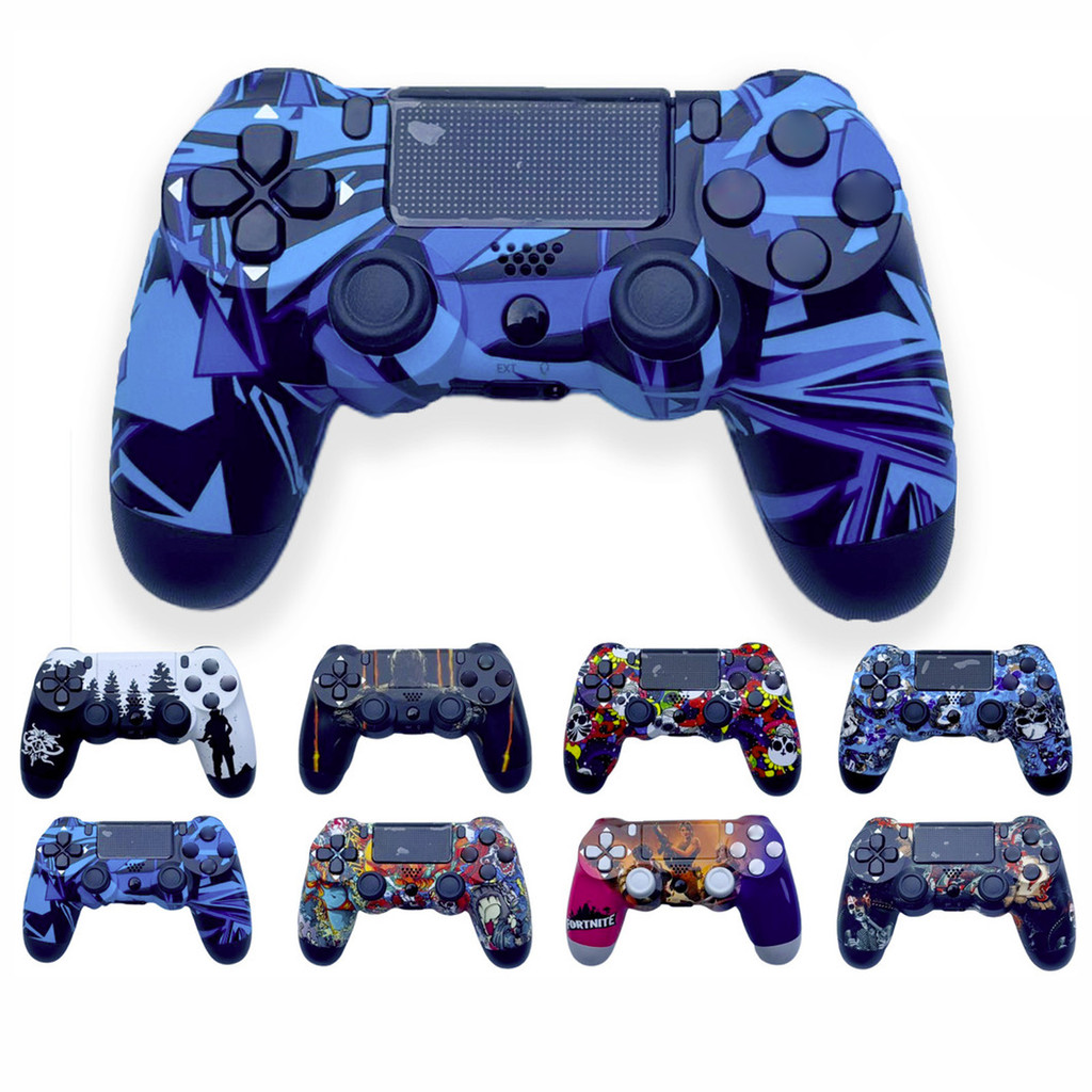 Controlador Sem Fio Da Camuflagem PS4 PlayStation Dualshock 4 Com Cabo Carregável