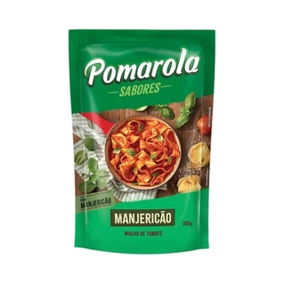 Molho de Tomate Pomarola Caseiro com Manjericão Sachê 300g Embalagem com 24 Unidades em Oferta na Shopee