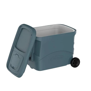 Caixa Térmica Cooler Plus c/ Roda 50L Cinza Tropical Soprano em Oferta na Shopee