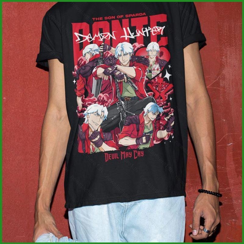 NS1 Devil May Cry Dante Shooting DMC Premium Camiseta Unissex anime ...