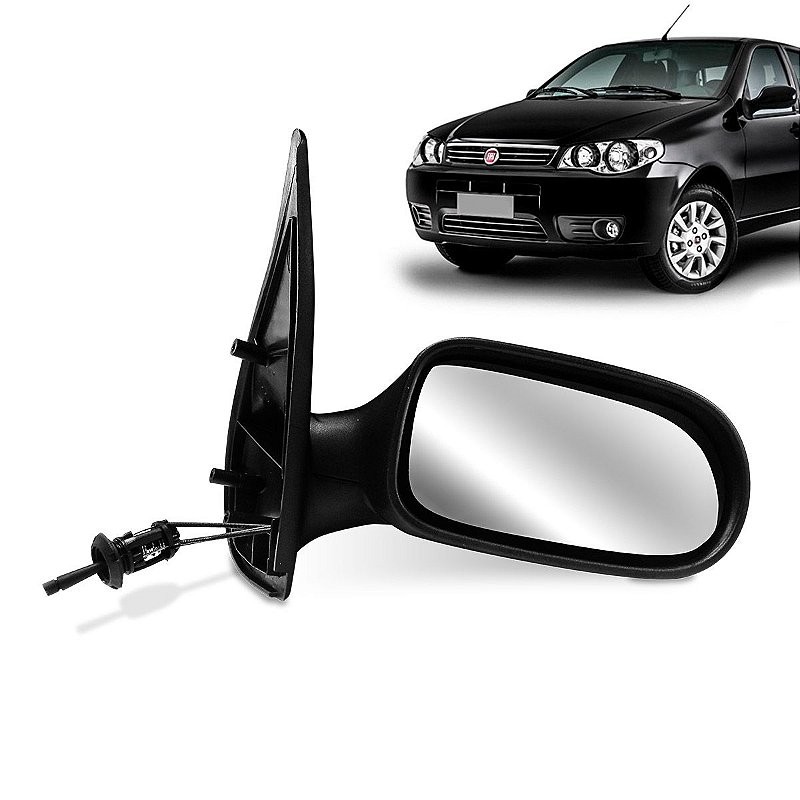 Retrovisor Palio Fire Strada Economy 2009 10 11 12 13 14 4 Portas ...