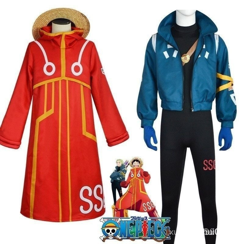 Fantasia de Luffy da Ilha Adulto Robe Casaco Egghead 163 Halloween ...