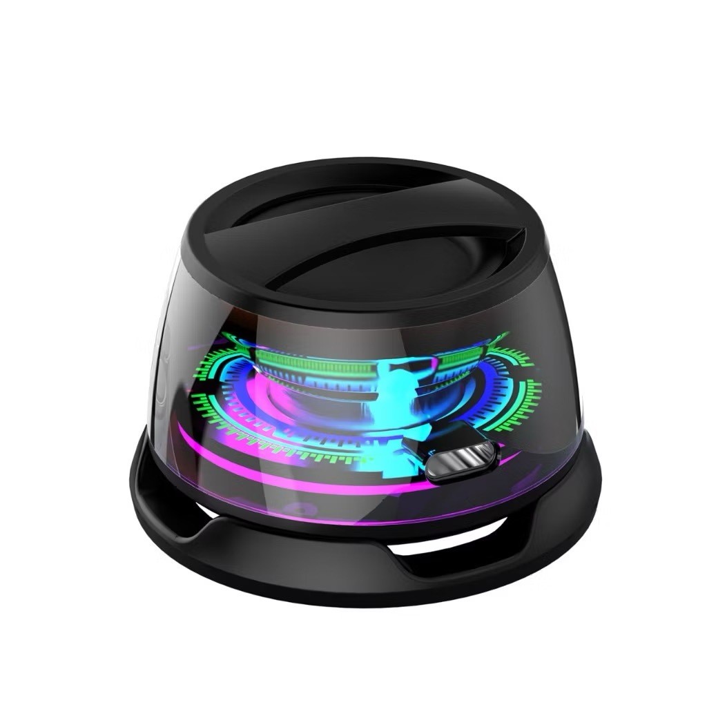 Mini caixa de som bluetooth magnética RGB, bluetooth 5.4/subwoofe