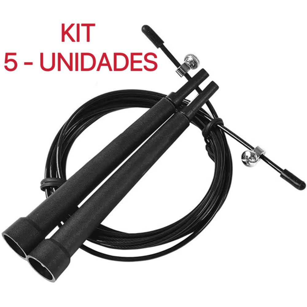 Corda De Pular Ajustável Exercício Funcional Academia - Pvc Resistente