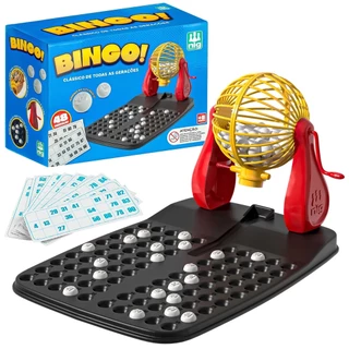 Brinquedo Jogo De Bingo 48 Cartelas Infantil - Nig Brinquedos em Oferta na Shopee