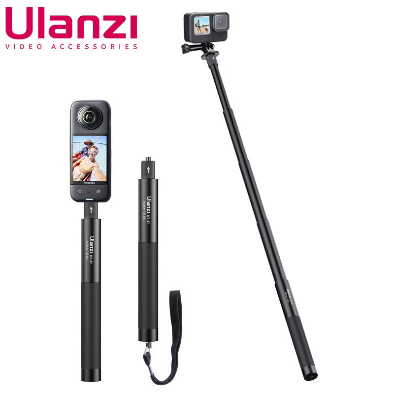 Ulanzi MT-57-58 Câmera De Ação Tripé Monopé Extensível Selfie Vara Pólo ...