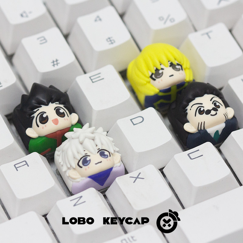 Hunterhunter Keycap 3D Criativo Bonito Dos Desenhos Animados MX Switch ...