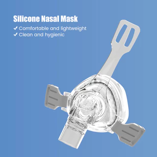 Máscara Nasal CPAP De Ajuste Universal De Almofadas De Gel De Silicone Para Máquina De Apnéia Do Sono (Apenas)