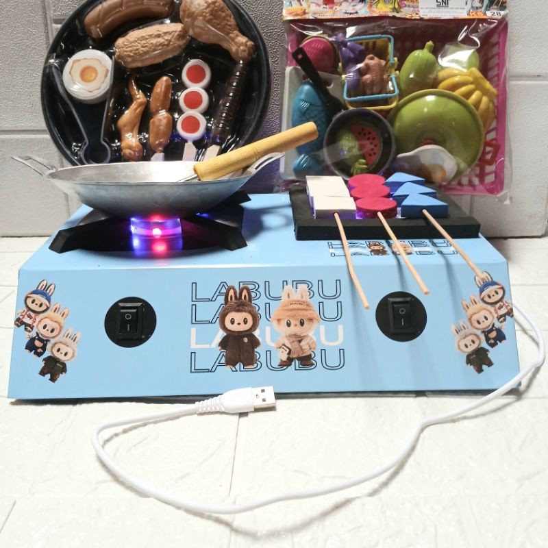 O Fogão LED De Brinquedo Infantil MAGELJAYA Pode Ser CAS Em 2 ...