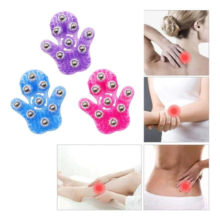 Luva Massageadora Muscular 9 Esferas 360 Corporal Pernas Corpo Circulação Fisioterapia Estímulo Circulatório Bem Estar em Oferta na Shopee