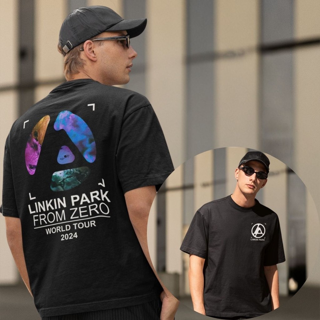 Camiseta Linkin Park Tour 2024 Fron Zero Show De Rock Turnê Frente