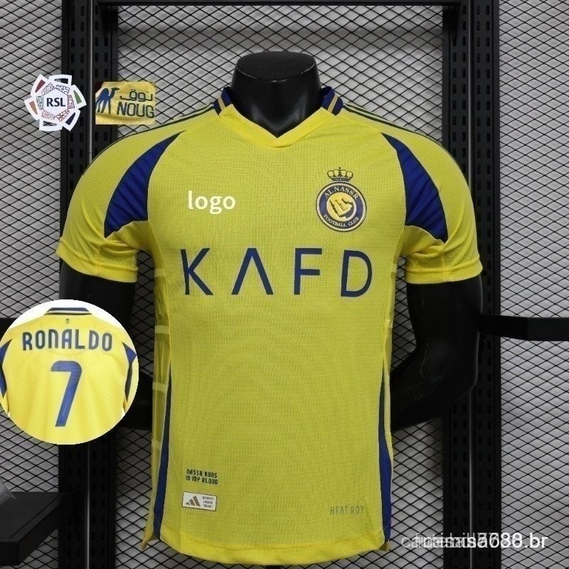 Al-nassr Fc 2024 25 Player Version Casa Jersey Homens Camisas 