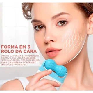ANA1108 Rolo Duplo Compressa Massageadora Gelada Para Cuidados Com A Pele Alívio Da Dor Queimadura Solar
