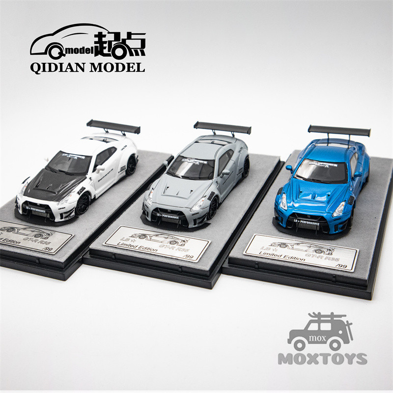 Modellino Auto Nissan GT-R35 Liberty Walk - Scala 1/64, Resina, QIDIAN - Nuovo 2024
