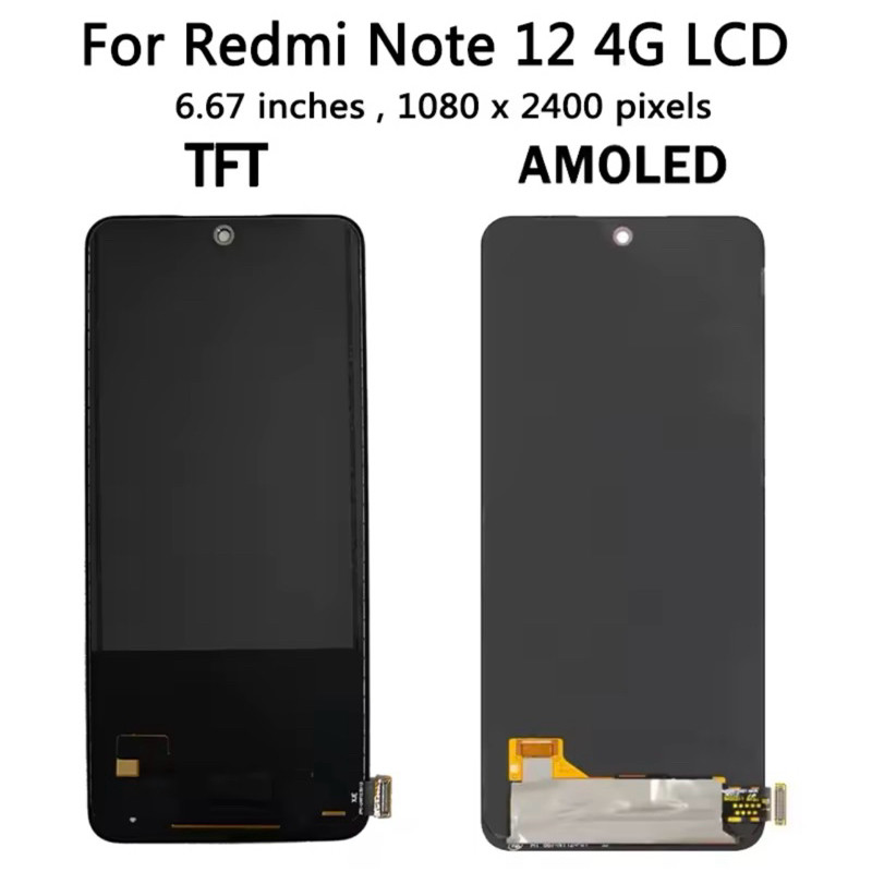 Tela Frontal Lcd Premium Compatível Com Xiaomi Redmi Note 12 5G ...