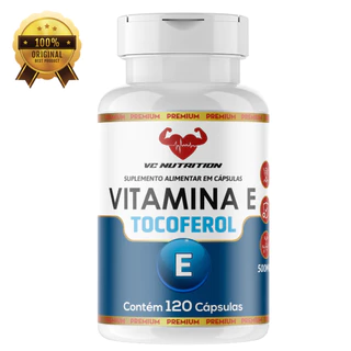 VITAMINA E - 500MG - 120CPS - VC NUTRITION