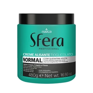 Alisante em Creme Sfera Profissional Normal 480g em Oferta na Shopee