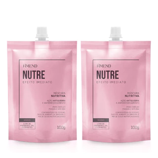 Amend Nutre Efeito Imediato Máscara Nutritiva Para Cabelos Sem Vida 100g Kit com 2 em Oferta na Shopee