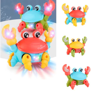 Brinquedo Caranguejo Fujão Musical Som Luz E Movimento Infantil Para Bebês em Oferta na Shopee
