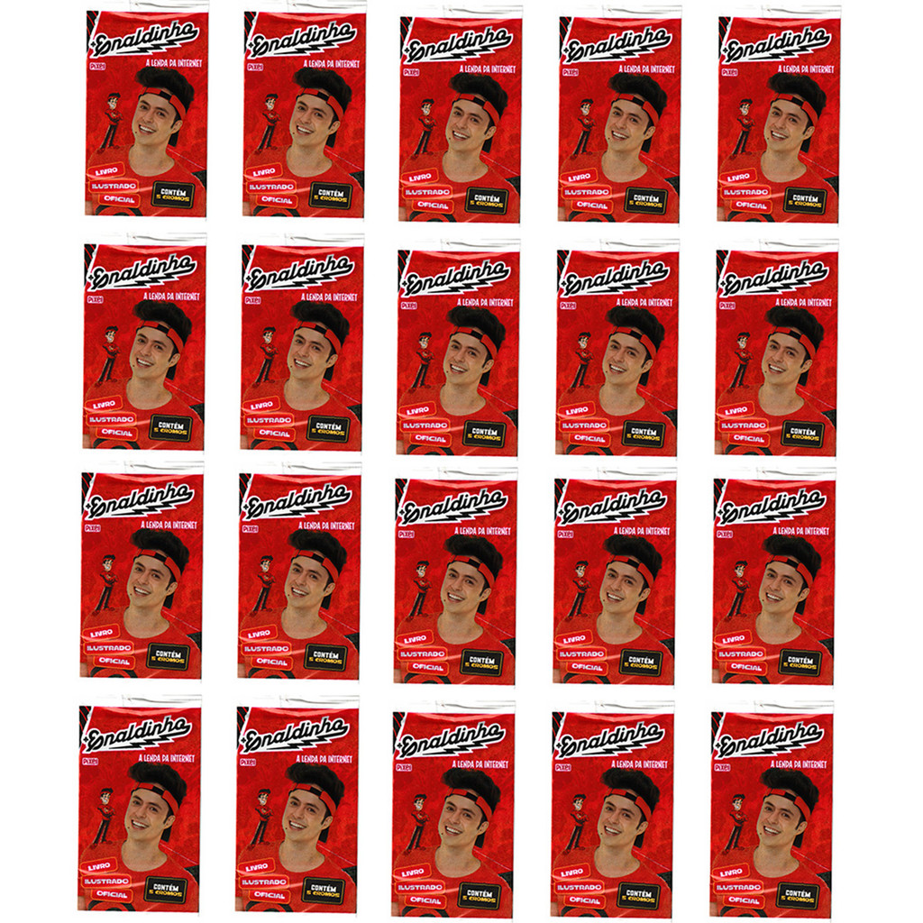 Kit 100 Figurinhas do Álbum do Enaldinho (20 envelopes)