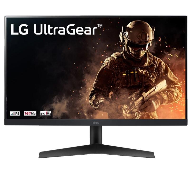 Monitor Gamer LED UltraGear 24 IPS FullHD 144Hz 1ms 24GN60RB Preto LG