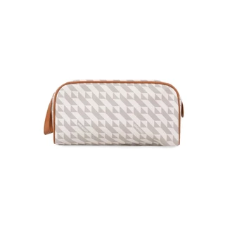 Necessaire de Viagem Feminina Maxi Monograma BG Bege