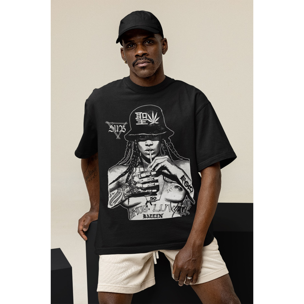 Camiseta Tupac Shakur thug life Blusa hip hop Camisa 2pac gangsta