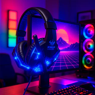 Fone Headset Gamer 7.1 Microfone Controle Profissional Jogo Pc Note Ps4 USB