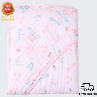 Toalha de Banho Bebê com Capuz Soft Fralda em Oferta na Shopee