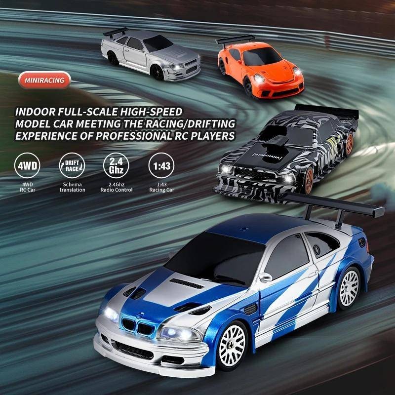 【第1位獲得！】 Drift RC Mini 2.4G 1/43 Carro Proporcional Acelerador 4WD ミニカー