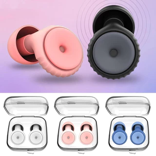 Silicone Macio À Prova De Som Tampões De Ouvido Sono Filtro De Redução De Ruído Para Orelhas Earplug Profiss em Oferta na Shopee