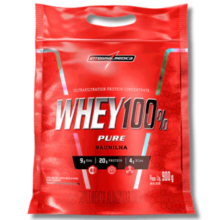 Whey Protein Concentrado100% Pure Refil 900g Integralmedica