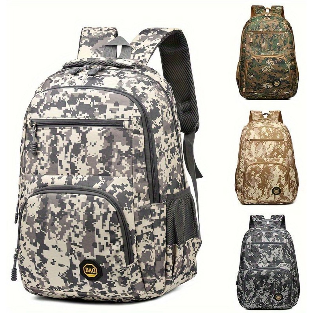 Mochila Bolsa Masculina Alça P/ Costas Trabalho Escolar Costas Reforçada Resistente Tática Menino Multifuncional