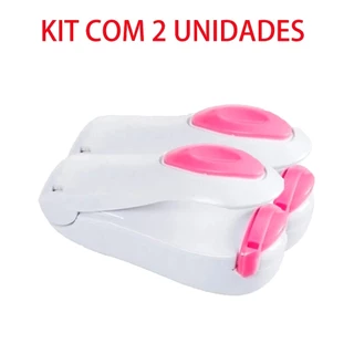 Kit 2 Mini Selador de Bateria Colorido com Prático Imã de Geladeira Rápida em Oferta na Shopee