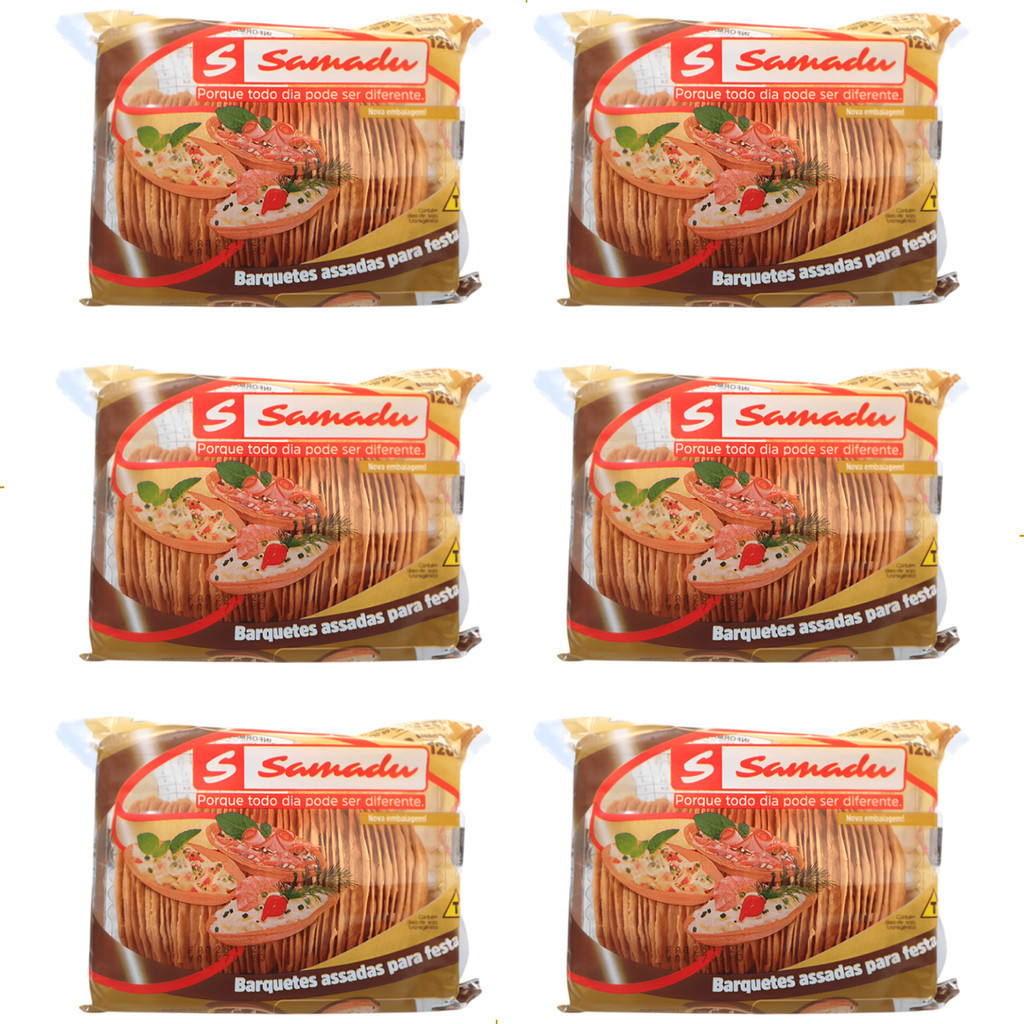 Barquetes Assados Samadu 240 Unidades Para Festas E Eventos | Shopee Brasil
