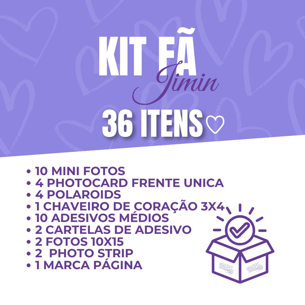 KIT FÃ JIMIN - 36 ITENS EXCLUSIVOS | Shopee Brasil