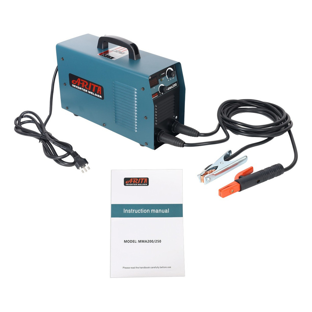 Máquina De Solda Inversora Arc-200 220V 200A Mma TIG/LIFT Corrente Real ...