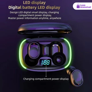 Bluetooth Sem Fio Portátil Fone De Ouvido TWS Y70 HiFi Noise Cancelling Com Carregamento