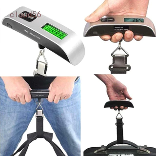 Balança Digital Portátil Para Mala BH De Peso Bagagem De Viagem Com Alças Fortes De Gancho