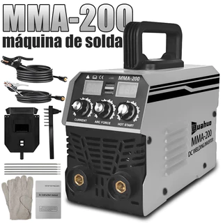 MMA-200 Máquina De Solda Inversora Tecnologia IGBT Display Digital Ferramenta De Soldagem Portátil Automática