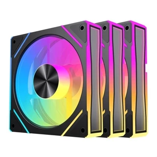 Kit Ventoinhas Acegeek Silverline, ARGB, 3x120mm, Preto, AG-SILVERLINE3X1-BK em Oferta na Shopee