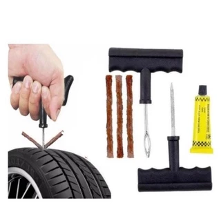 Kit Ferramenta Reparo Remendo Macarrao Cola Pneu Carro Moto em Oferta na Shopee