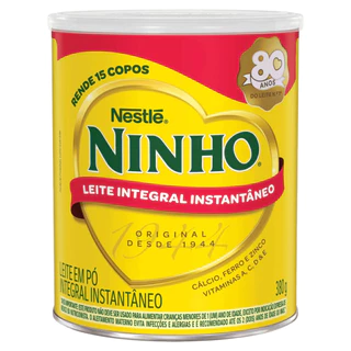 Leite NINHO Forti+ composto Lácteo com Fibras Nestlé 380G em Oferta na Shopee