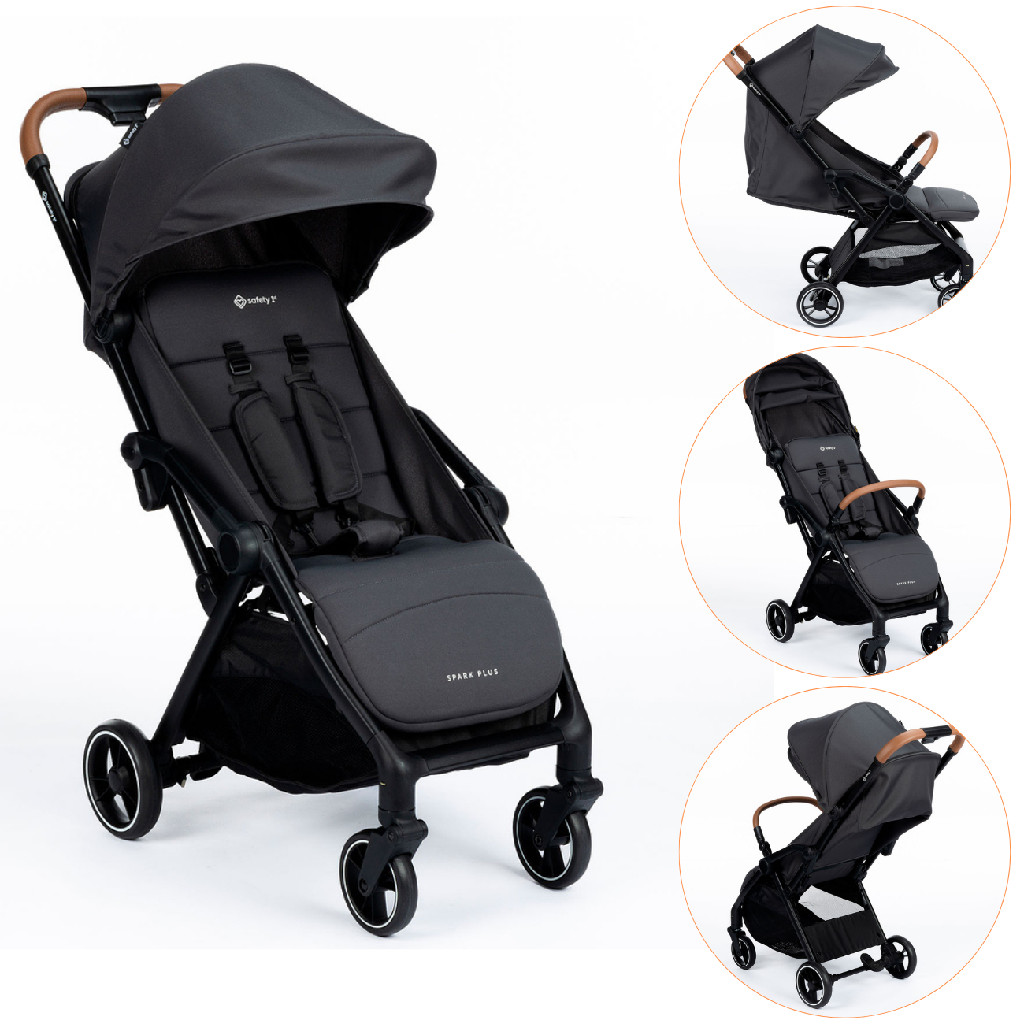 CARRINHO DE BEBÊ SPARK PLUS SAFETY PORTATIL FECHAMENTO AUTOMATICO ...