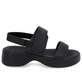 Sandália Feminina Salto Plataforma Em Couro Usaflex AN060060 em Oferta na Shopee