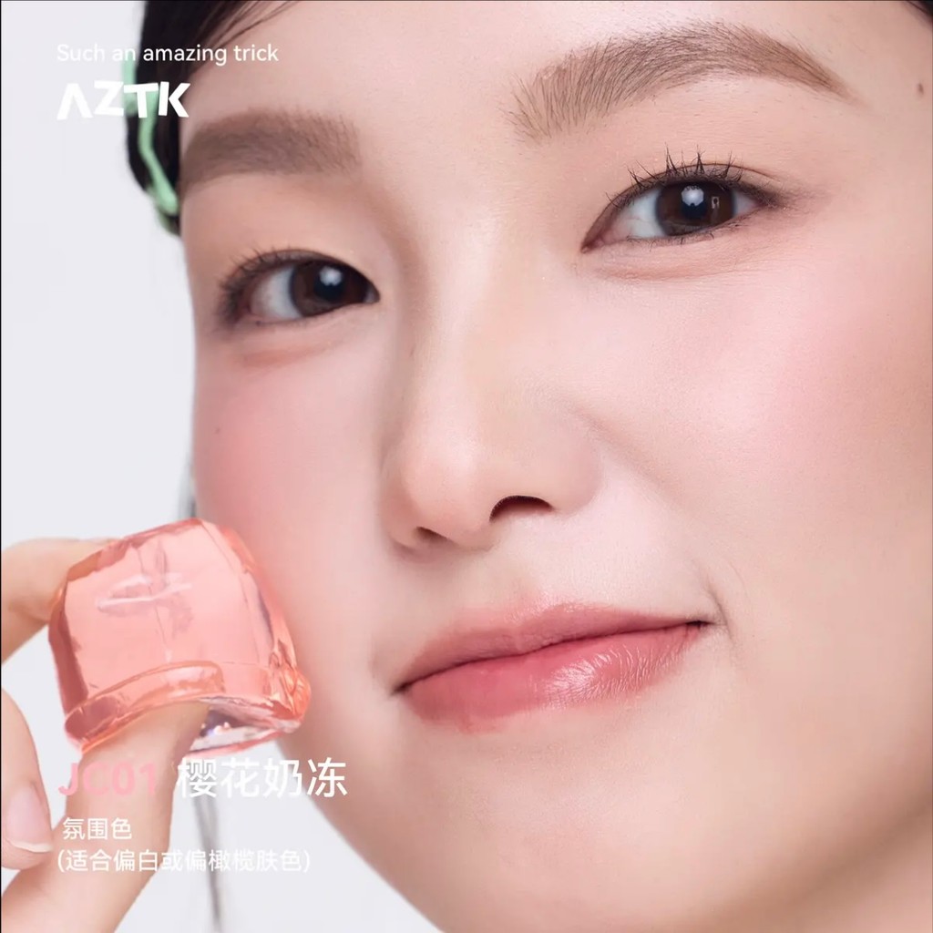 Blush Líquido Colorido AZTK Jello | Shopee Brasil