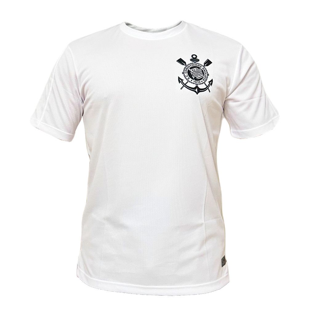 Camisa Corinthians Casual Fit Alvinegro - Masculino | Shopee Brasil