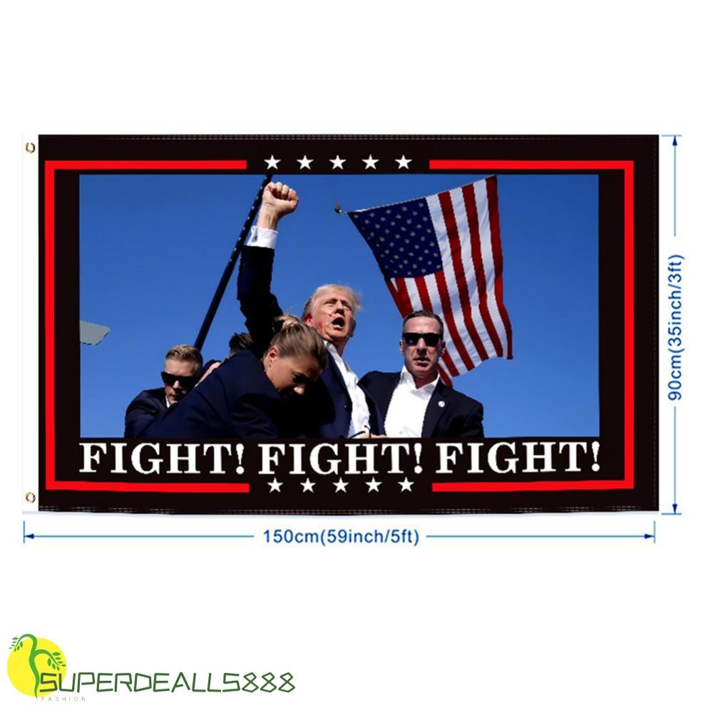 Bandiera Make America Florida Bandiera 3x5 Trump Desantis 2024 Make America Florida – Nera, In Nylon Pollicato 100D Bandiera Trump Desantis 2024 Make America Florida