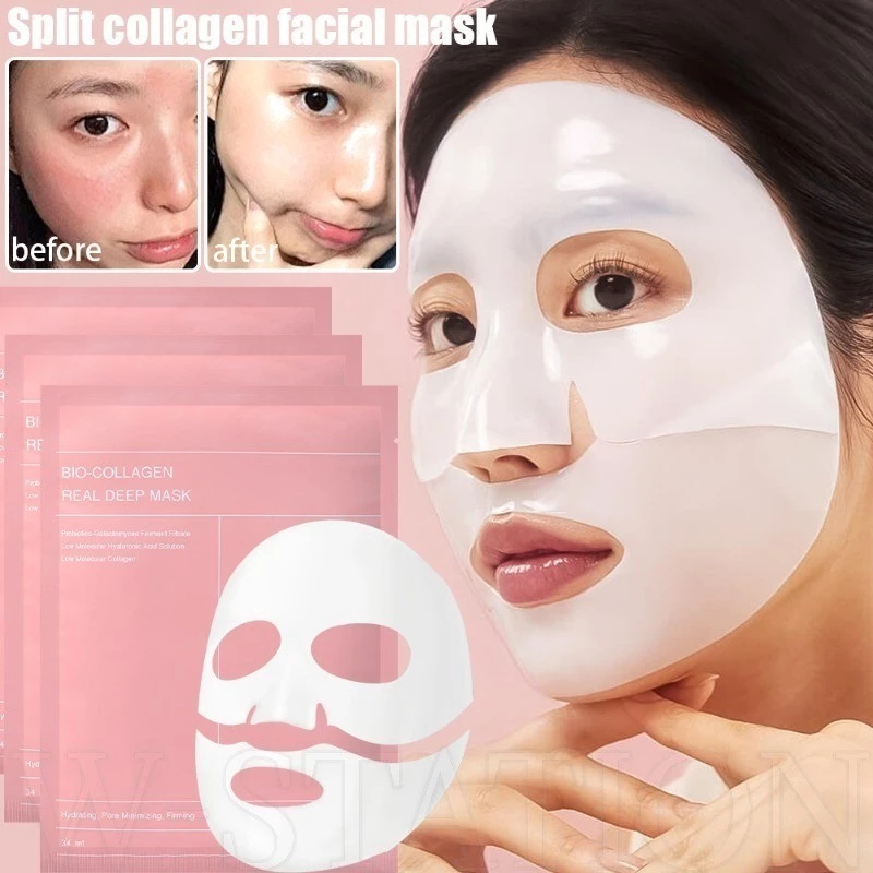 Adesivo De Máscara Facial Antirrugas De 1 A 5 Unidades-Produtos De Cuidados Faciais-Hidratante De Colágeno Profundo-, Il